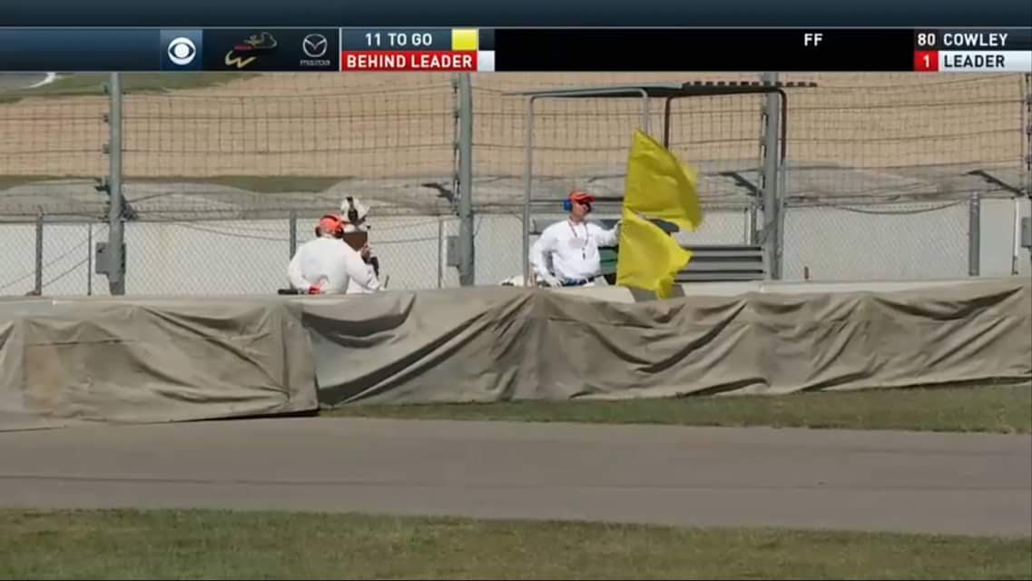 Full Course Yellow at Indy